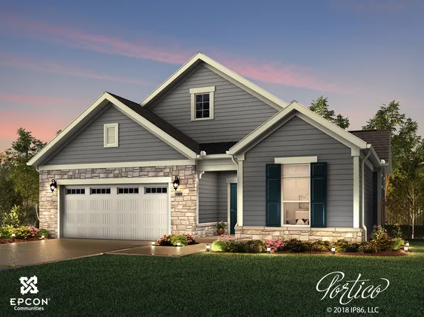 Portico Plan, The Villas at Canterwood Farms