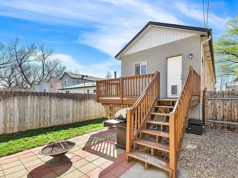 Back yard and patio