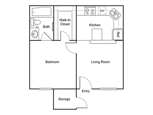 Floor plan A1P - Emerald