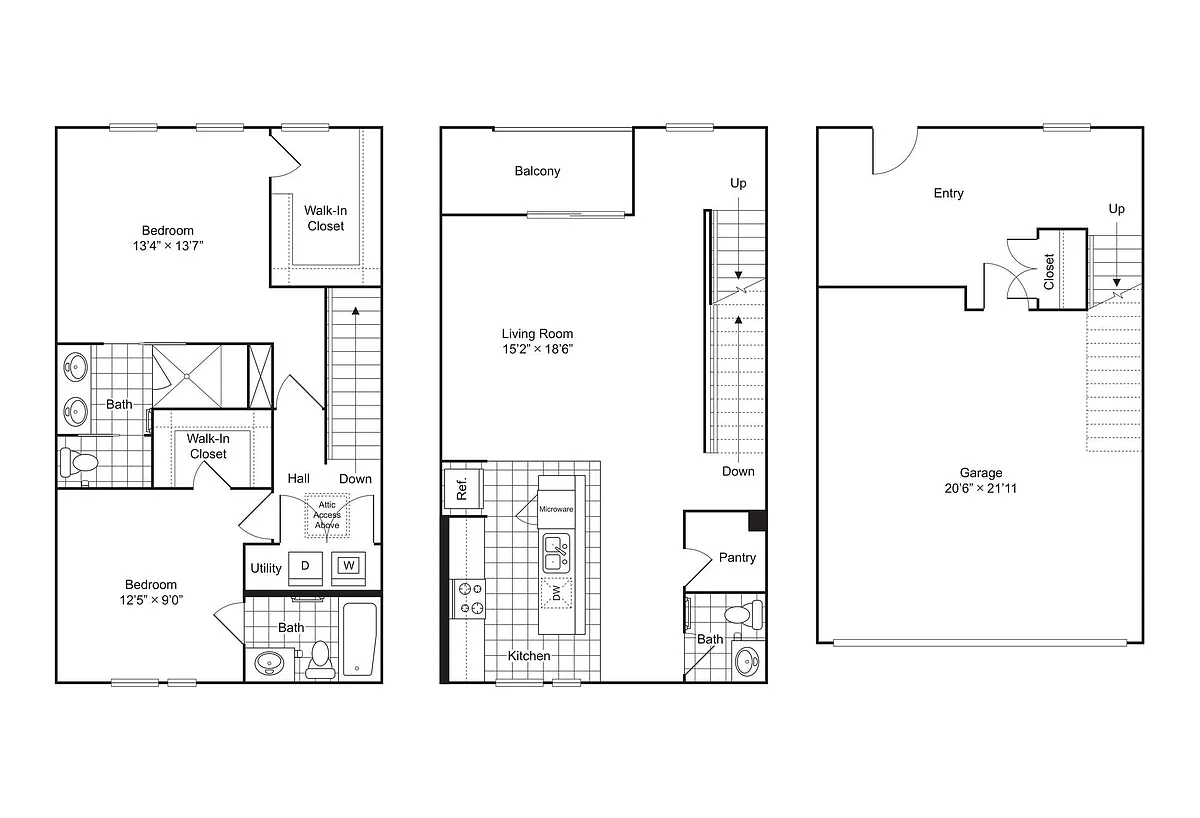 Floor plan One Cabell Park: B4