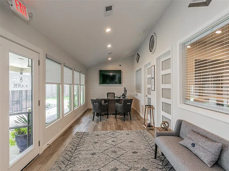 Leasing office at Riata Park