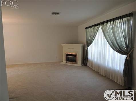 Formal Living Room with electric fireplace