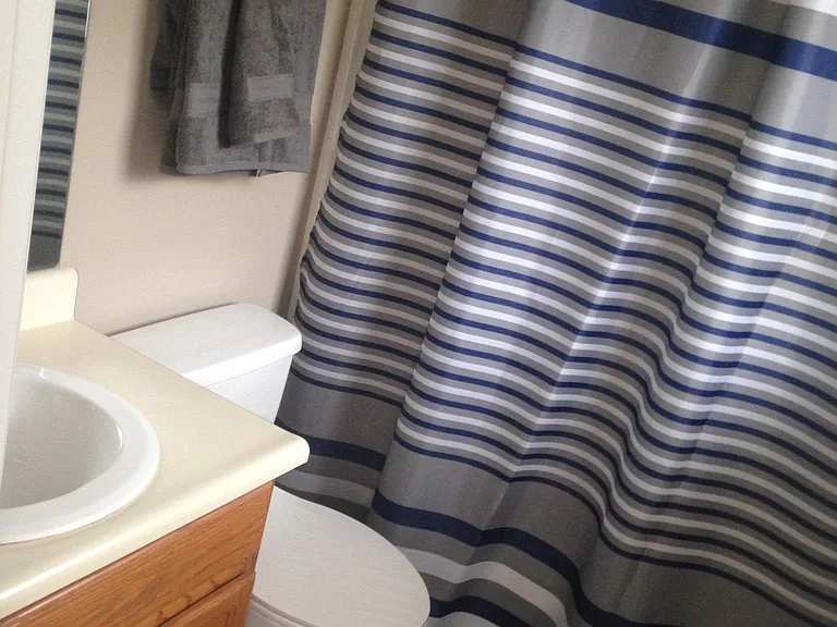 Master bathroom with tub/shower