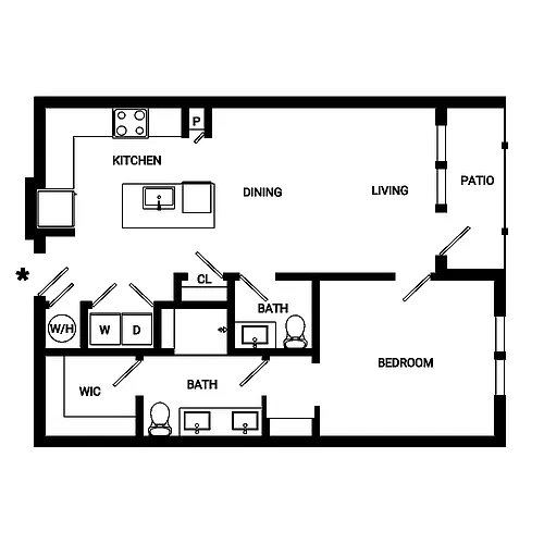 Floor plan Palmetto
