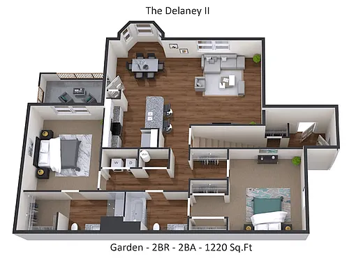 Floor plan Delaney II