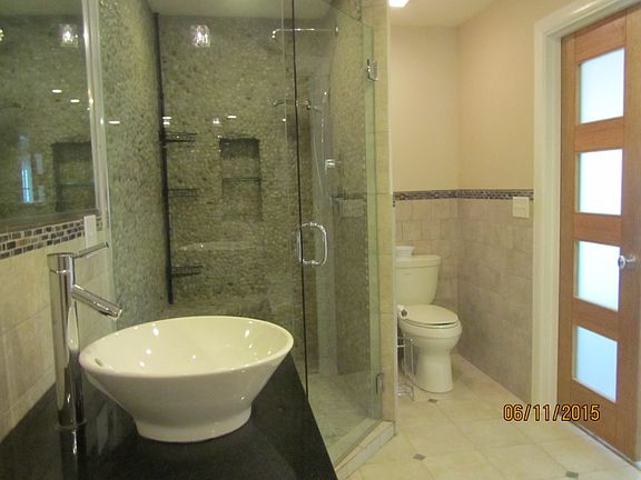 Master Shower and commode