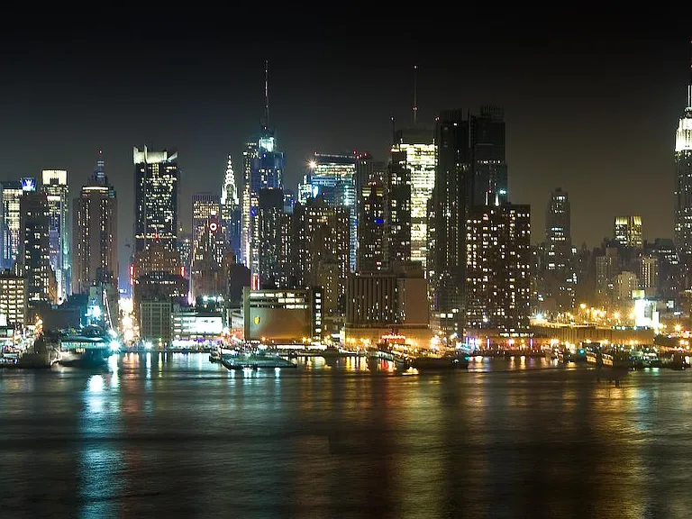 View of NYC down the street