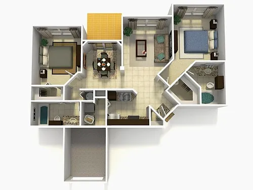 Floor plan Taragona Rehab