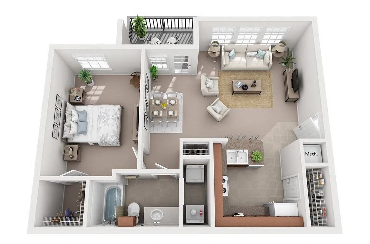 Floor plan The Daisy Renovated