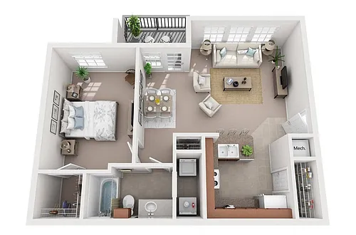 Floor plan The Daisy Renovated