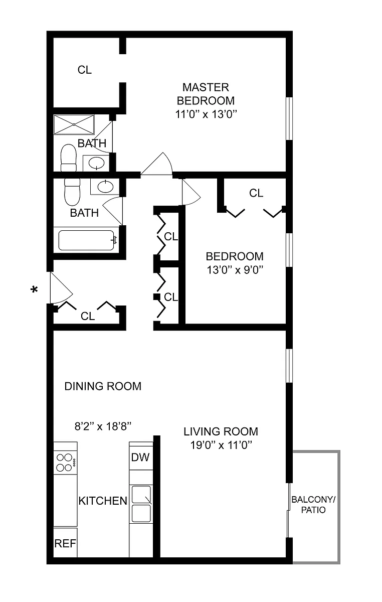 Floor plan B1