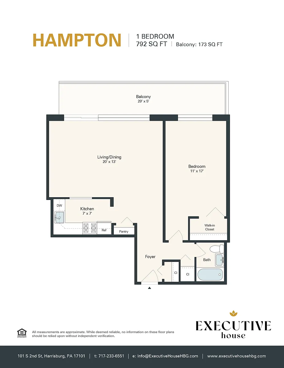 Floor plan The Hampton