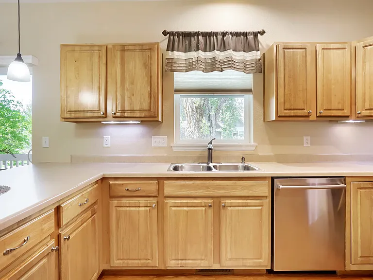 Kitchen with stainless appliances