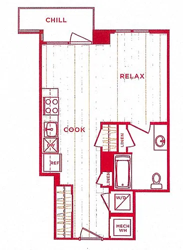 Floor plan Studio s-s02