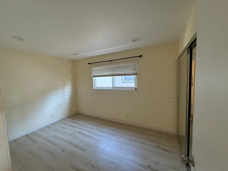 Bedroom 2 with new wooden flooring