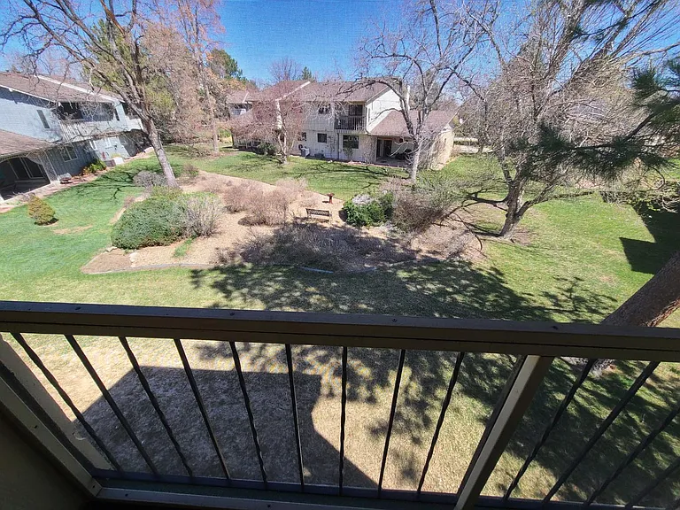 view from upstairs bedroom
