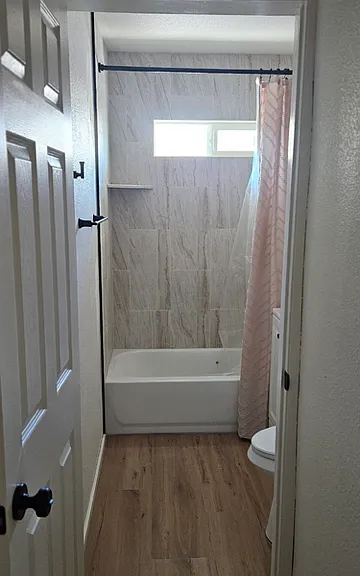 guest bathroom and shower