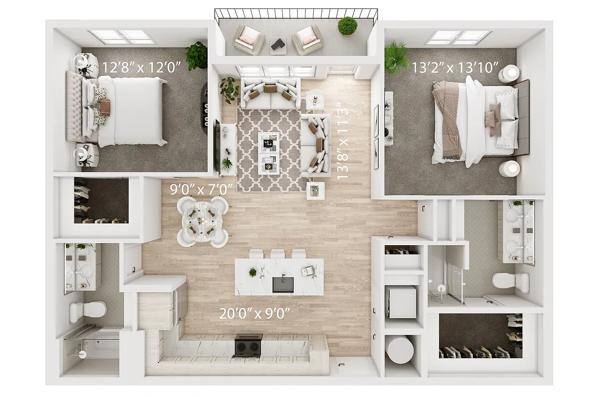 Floor plan B90