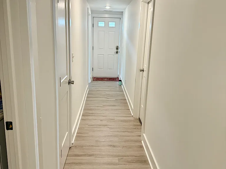 Hallway down to bedrooms off of the main living space
