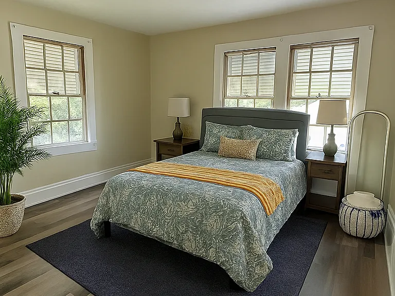 furniture and decors are not included
