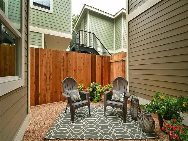 Backyard (have added a stone patio)