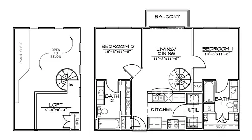 Floor plan 607
