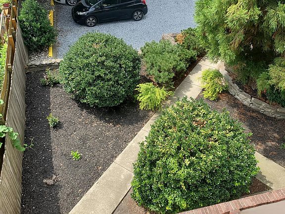 Walkway to apartment