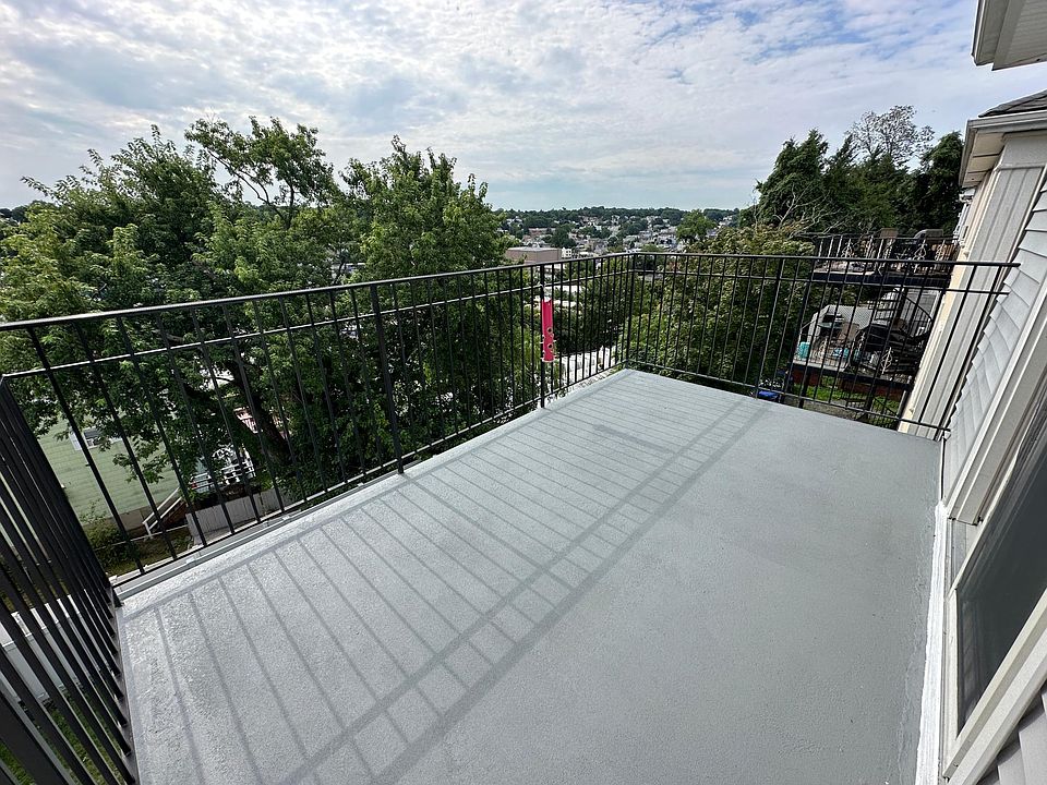 View from patio off of kitchen.