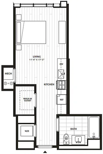 Floor plan Studio-S2
