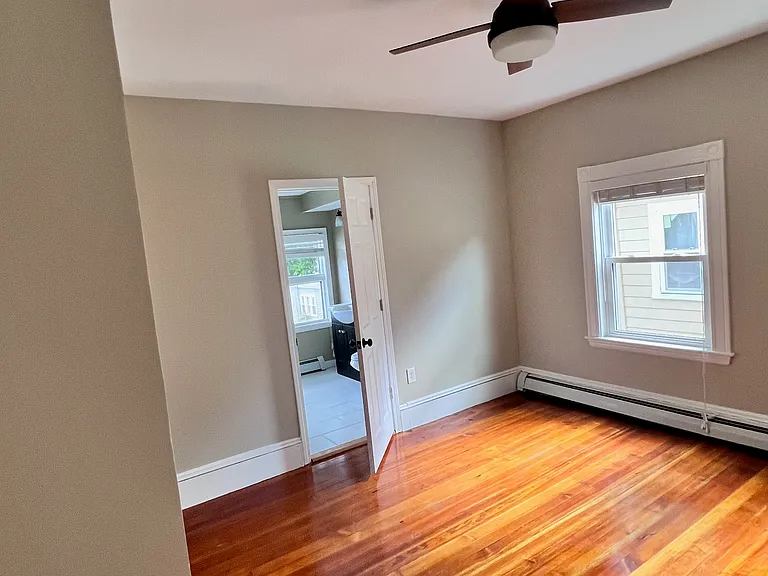 Master bedroom with ensuite bathroom