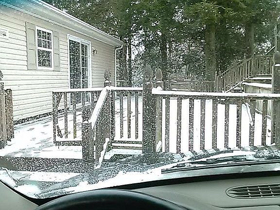 Deck between the two homes