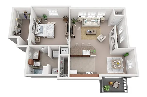 Floor plan The Dahlia Renovated