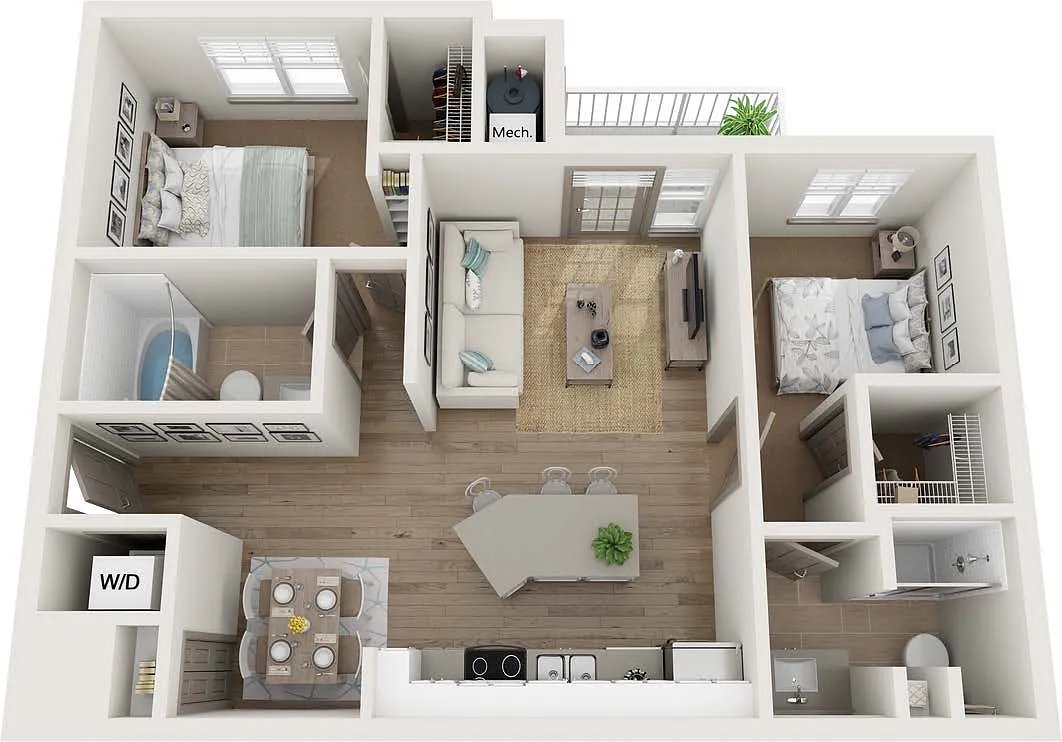 Floor plan B1 Patio