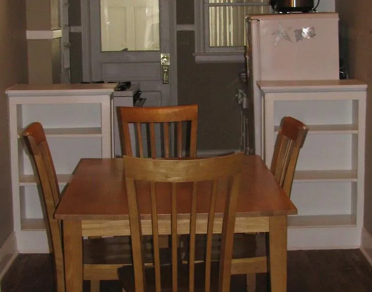 Dining Room or Study w/ built-in bookcases