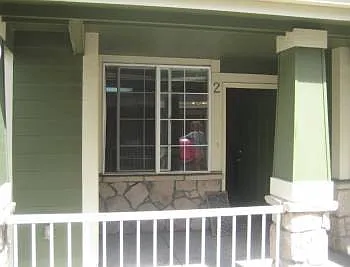 Outside with private area