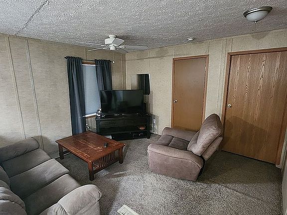 Living room with storage