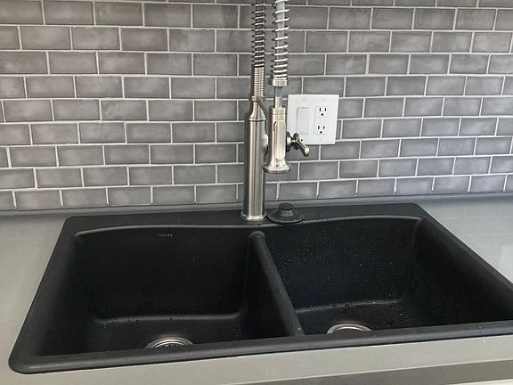 Kitchen sink and faucet