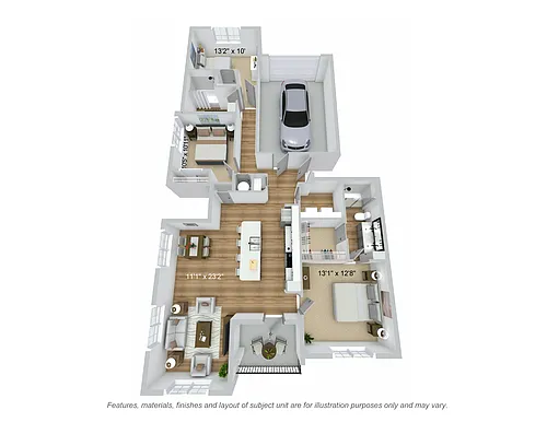 Floor plan Whistle 3.2 (garage)