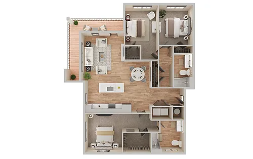 Floor plan C1A