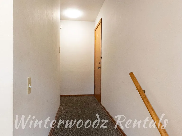 Hallway Entry from Rear of the Building to Unit