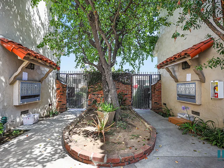 Interior Courtyard and Mailbox Area