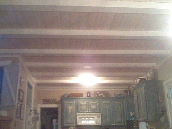 Custom Hewn Ceiling Beams