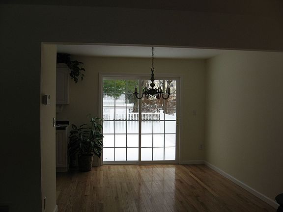 Dining room w/ sliders to deck