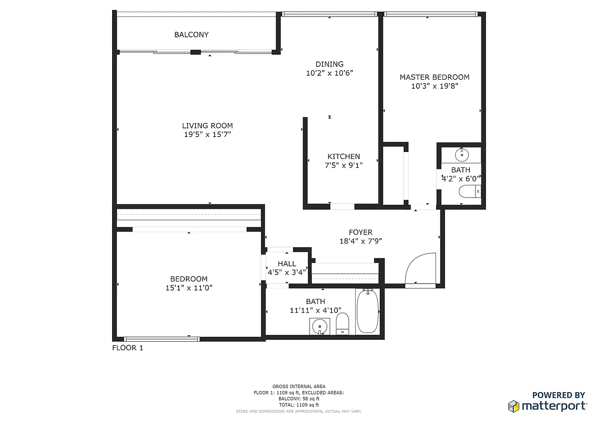 Floor plan 2BD2BTH