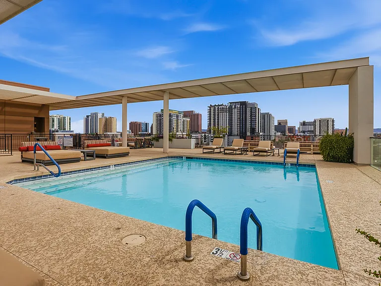 Rooftop community pool