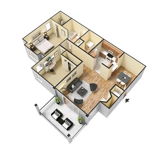 Floor plan The Chandler