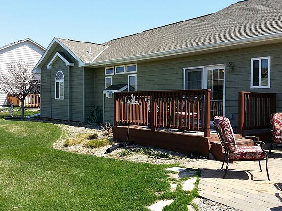 Backyard, patio and deck