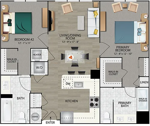 Floor plan 1-D