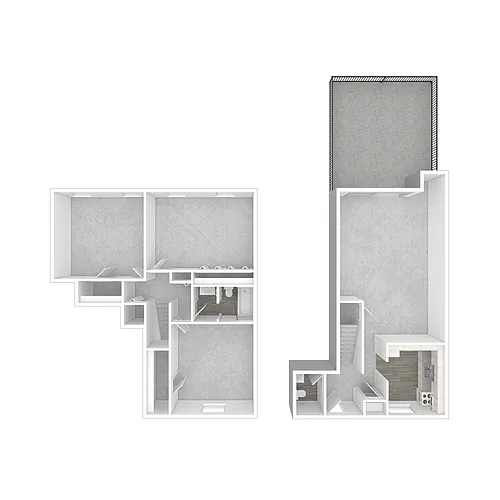 Floor plan 3 Bedroom Townhouse
