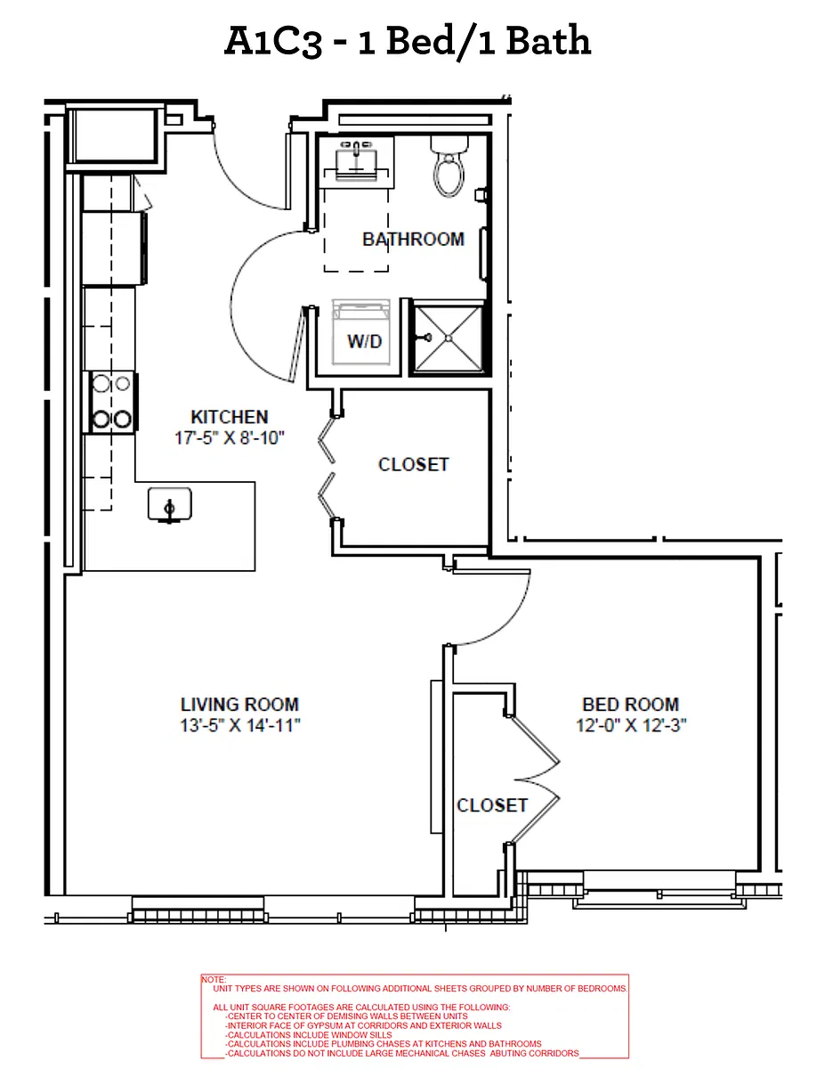 Floor plan A1C3